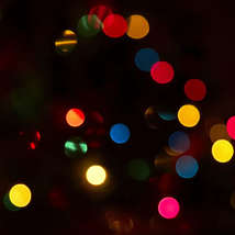 Christmas lights blured active metabolite